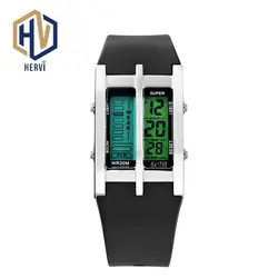 2018 Топ бренд дропшиппинг электронный автоматический цифровой часы Спорт Мода Для мужчин часы Бизнес мужской Водонепроницаемый часы H729-A