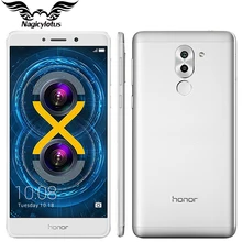 Original huawei honor 6x4g lte teléfono móvil kirin 655 octa Core 5.5 pulgadas 4 GB 64 GB de Doble Cámara Trasera 12 + 2 MP 1920*1080 de la Huella Digital
