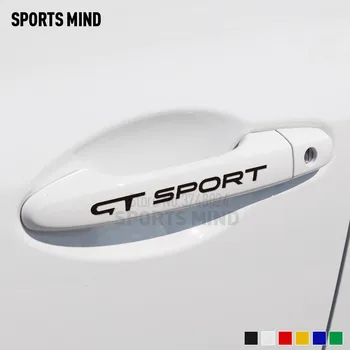 

3 Sets Sports Mind Car Handle Sticker Decal Automobiles For Renault Dacia duster megane captur clio sandero kadjar accessories