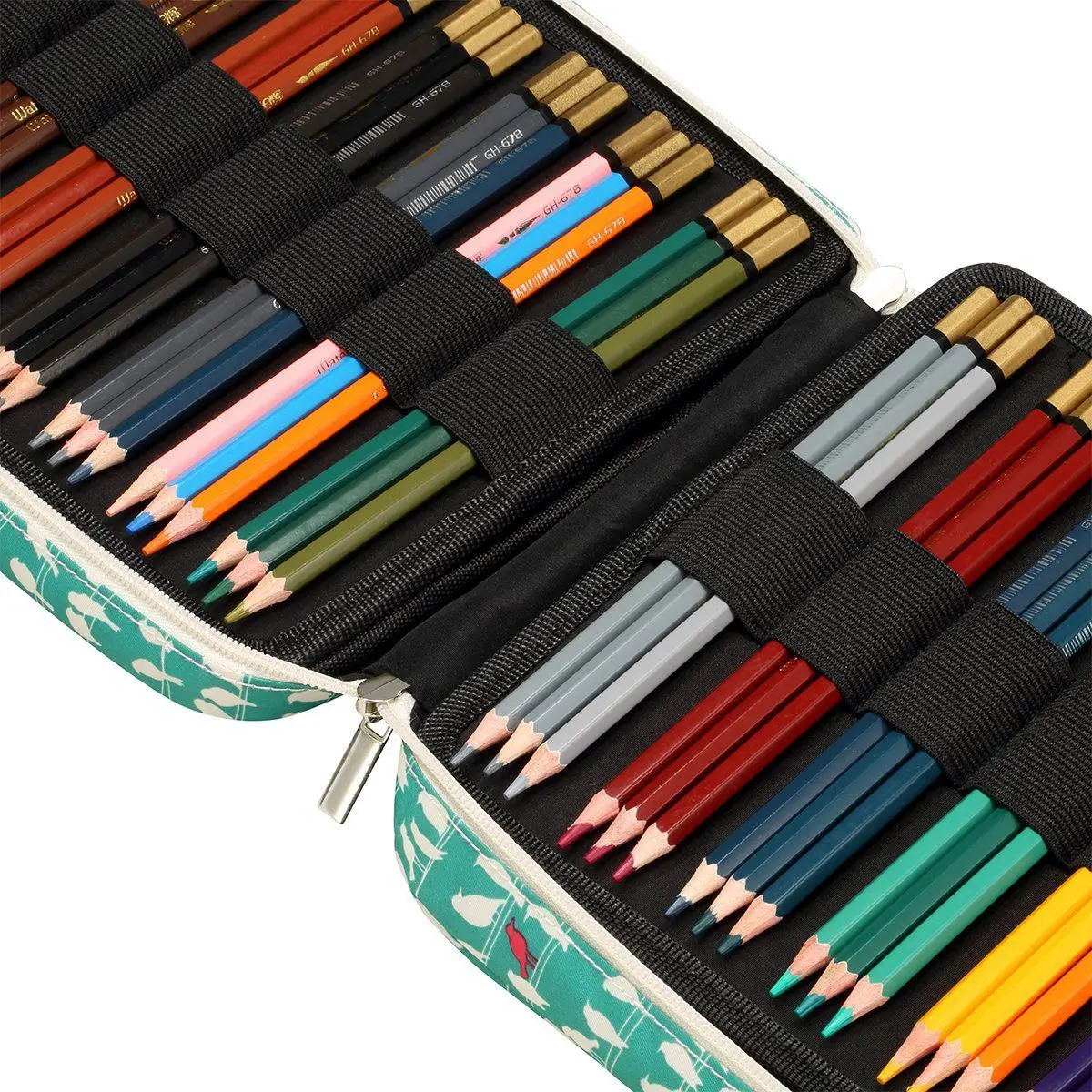 150 слотов цветные карандаши универсальная Сумочка для ручек и карандашей чехол школьная Канцелярия; Карандаш Чехол Рисование сумка для хранения пенал