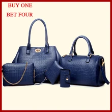5 sets nueva llegados bolsos de cuero mujeres, hombro alta calidad, todo fósforo de moda mujeres bolsas de mensajero del embrague bolsas señora de 5 Unidades