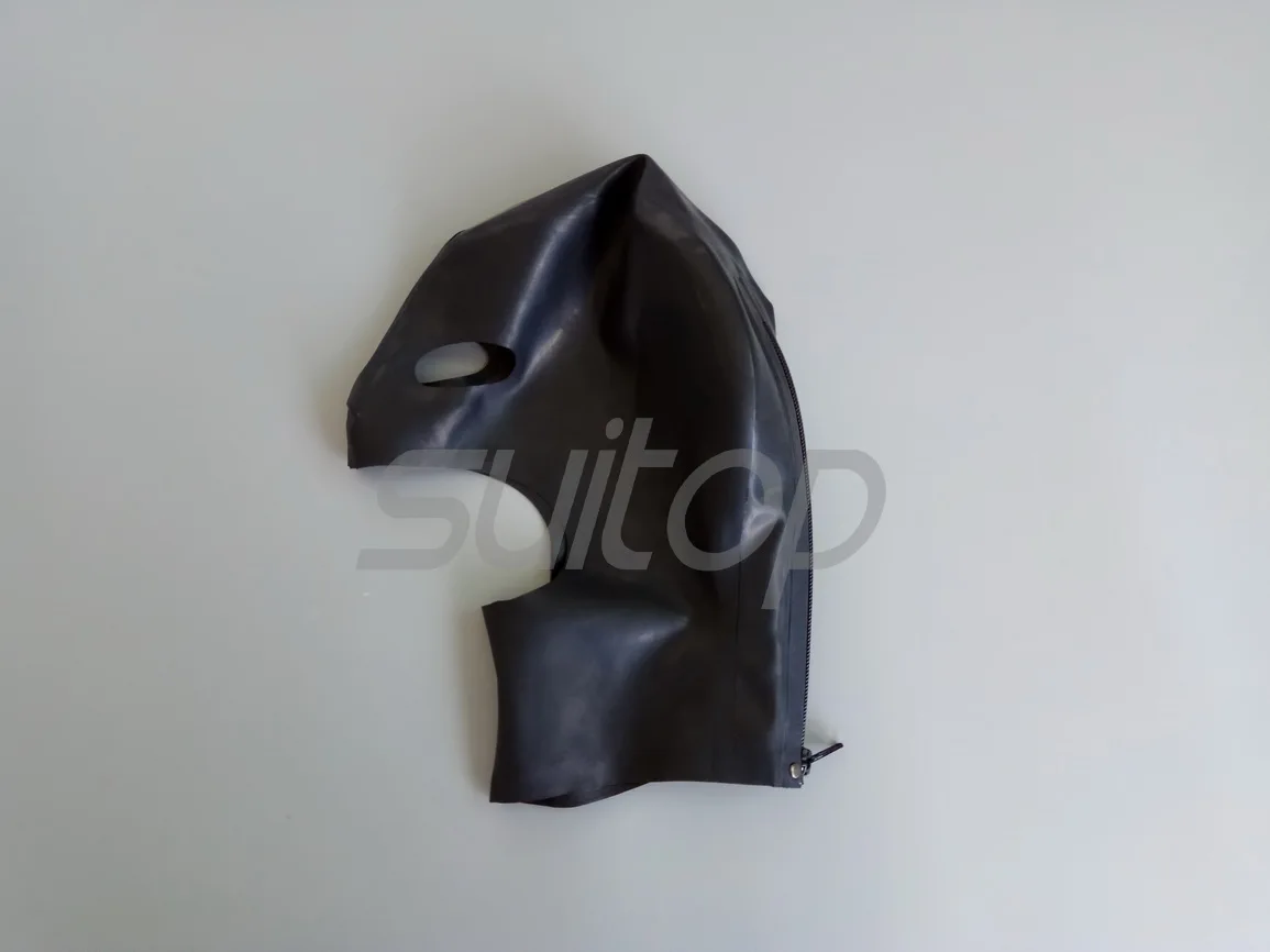 

sexy fetish latex hood rubber mask