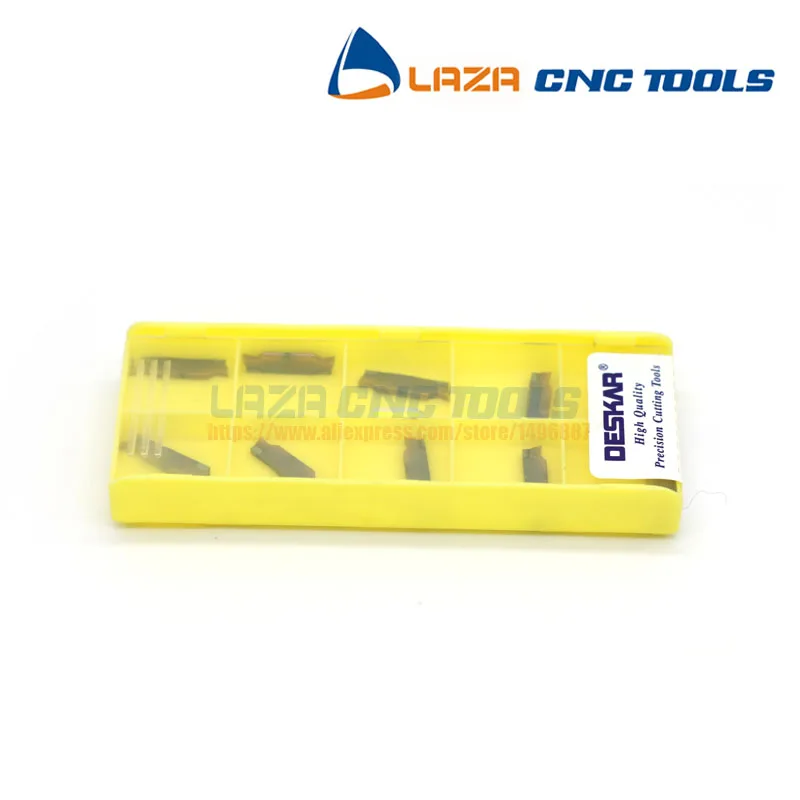 

MGGN150/200/250/300/400/500-JM LF6018*10CPS DESKAR Grooving Carbide Inserts,Groove Cutting blades for Steel and Stainless steel