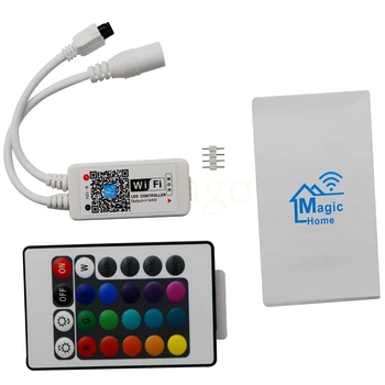 

DC12V LED WIFI RGB controller / RGBW Controller with 24key remote IOS/Android Mobile Phone wireless for RGB / RGBW LED Strip