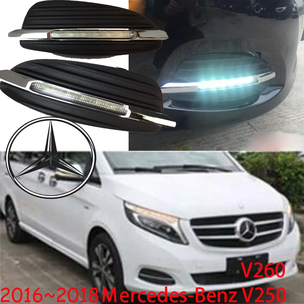

V250 V260 daytime light;2016~2017, Free ship!LED,V250 V260 fog light,190E,200T,280TE,A200,B180,B200,C200,SL320,SL400,Vito;Viano