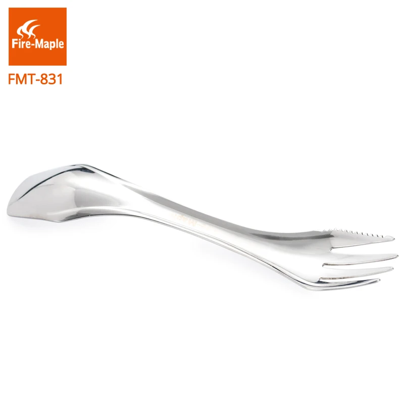 

Fire Maple Outdoor Lightweight Portable Climbing Camping Trip Travel Stainless Three-In-One S/S Cutlery FMT-831