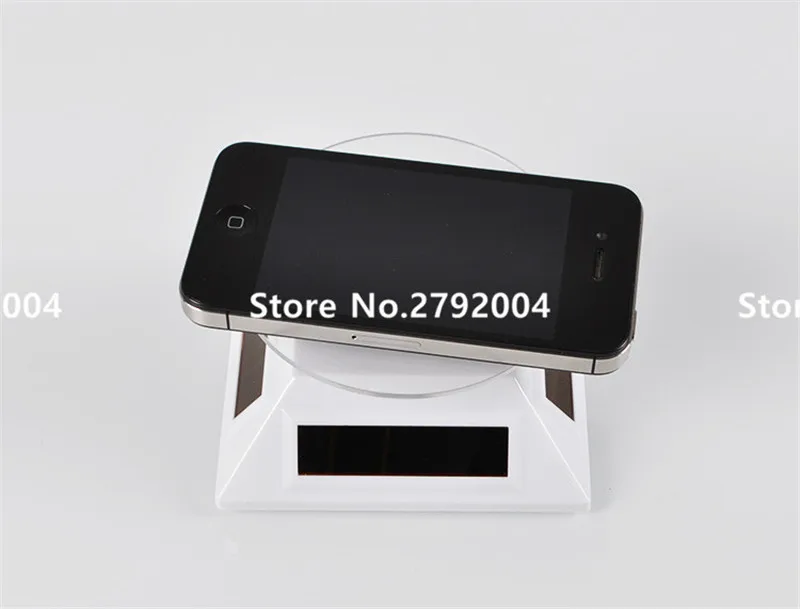 

10pcs New Solar Power Electronic Cigarette Jewelry Phone Watch Rotating Display Stand Holder 360 degree Turn Table