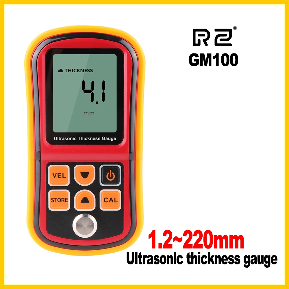 Tools Gauges GM100 Professional Ultrasonic Thickness Gauge Auto