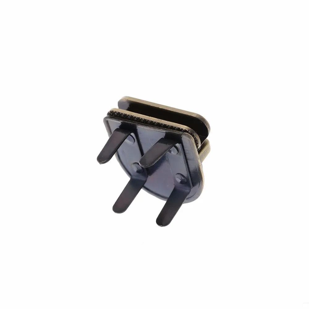 THINKTHENDO 3x3 см металлическая застежка поворотный замок для DIY сумки кошелек аппаратное закрытие 4 цвета