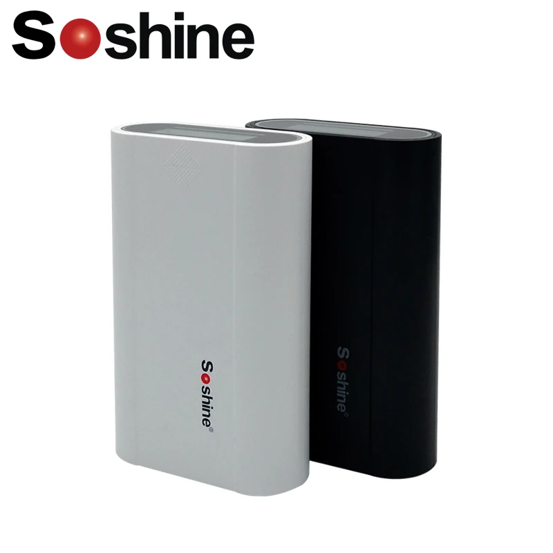 

Soshine E5 Mobile Power Bank Battery Charger Box LCD Display for 1- 3pcs 18650 Batteries for Mobilephone with USB Cable