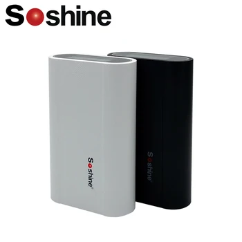 

Soshine E5 Mobile Power Bank Battery Charger Box LCD Display for 1- 3pcs 18650 Batteries for Mobilephone with USB Cable