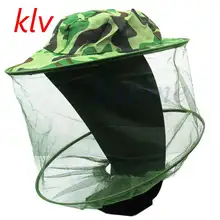 Fishing Caps 32 x 21.5cm Midge Mosquito Insect Hat Bug Mesh Head Net Face Protector Travel Camping Sun Hat