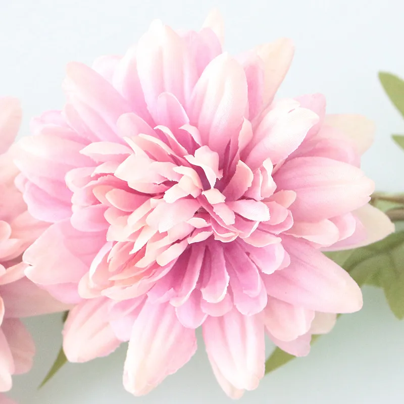 Flone Artificial Dahlias Flower Simulation Silk Chrysanthemum Flowers Bouquet Artificial Plants Wedding Home Table Party Decor (12)