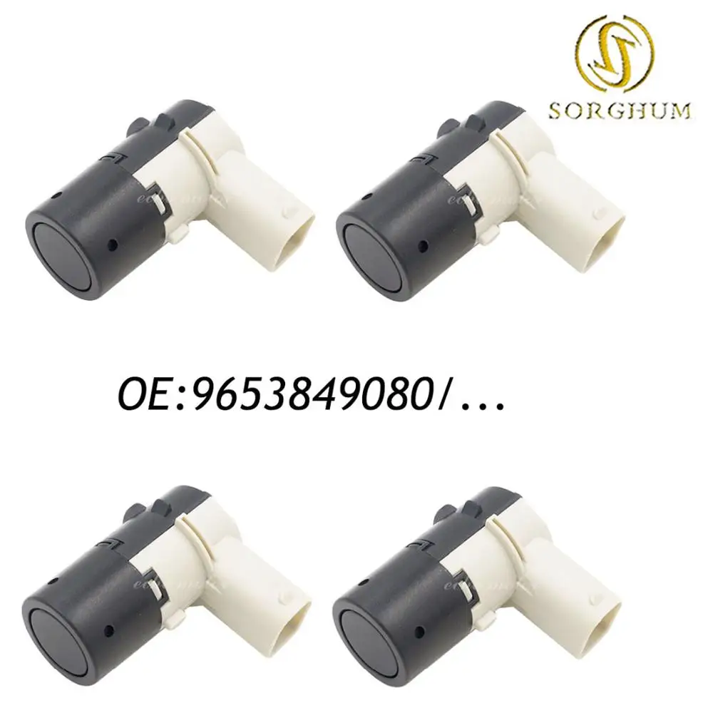 4PCS Parking Sensor PDC 9653849080 7701062074 For Renault Clio Espace