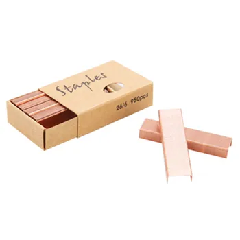 

26/6 Rose Gold Standard Staples 12mm 950 Count Staples for Office Finance Universal Stapler Stationery School Office Supplies