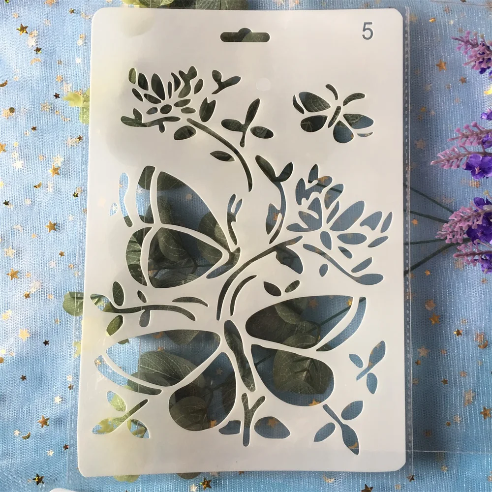

26cm Butterfly DIY Craft Layering Stencils Painting Scrapbooking Stamping Embossing Album Paper Template