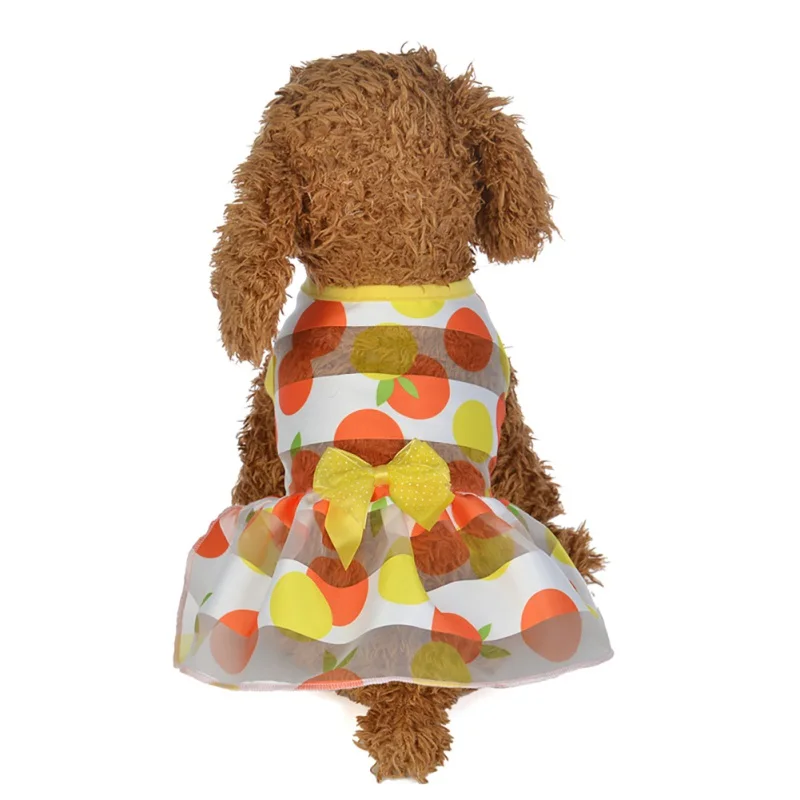 Sweetie Summer Dress Dog Colorful Princess Dresses Cheap Pet Princess