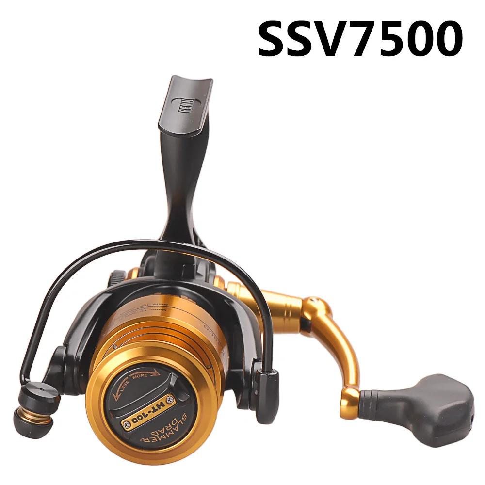 Penn Spinfisher V 3500-10500 водонепроницаемые спиннинг колесо 5+ 1 подшипники большой морской катер Шестерни Slammer Drag Ssv Рыболовная катушка - Цвет: 7500