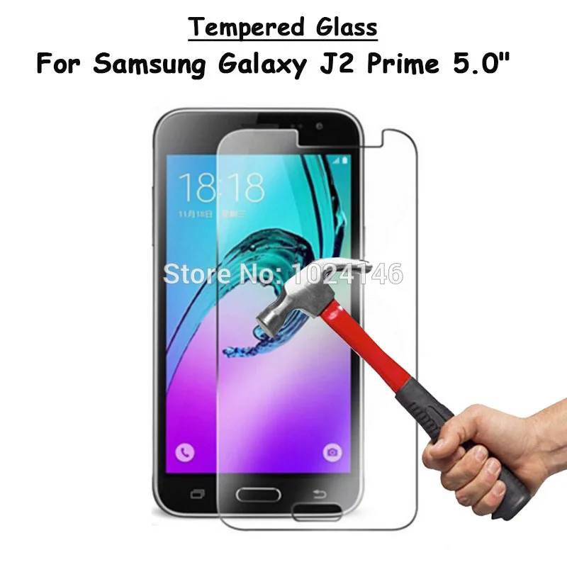 For Samsung Galaxy J2 Prime J2Prime Grand Prime + Clear Tempered Glass