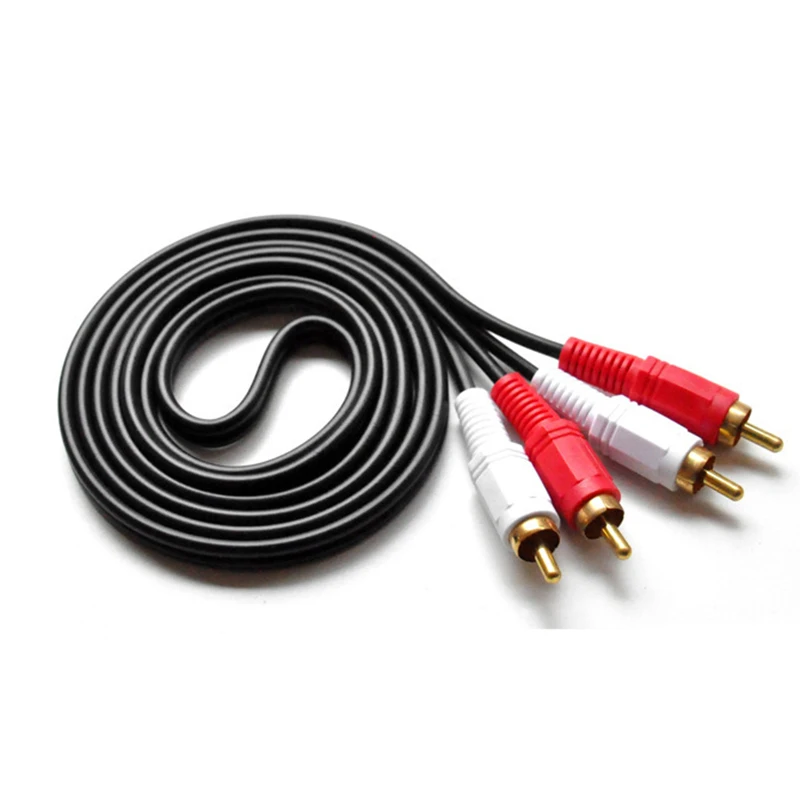 Rankman 2RCA to 2RCA Jack Stereo AUX RCA Audio Cable for Laptop DVD TV Speaker 1.5/3/5m