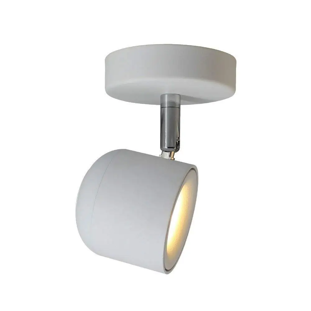 

Ceiling LED rotating wall spot white round spotlight modern minimalist warm white ceiling metal ceiling lamp bedside lamp