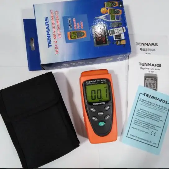 Новый TENMARS TM 191 магнитное поле высокое качество Гаусс метр TM191|gauss|gauss meter |