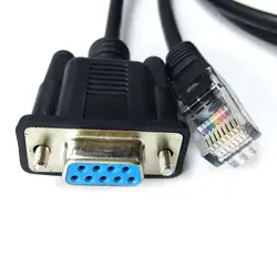 DB9 RS232 для RJ45 кабель с адаптером для ADC поставки 310F 320F консольный кабель