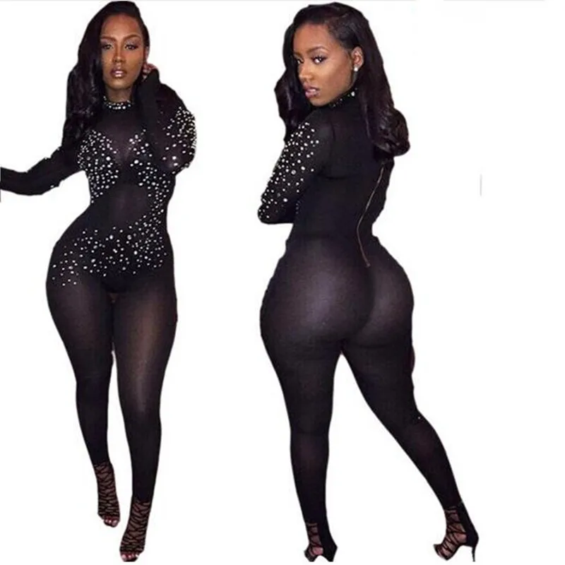 sequin one piece jumpsuit