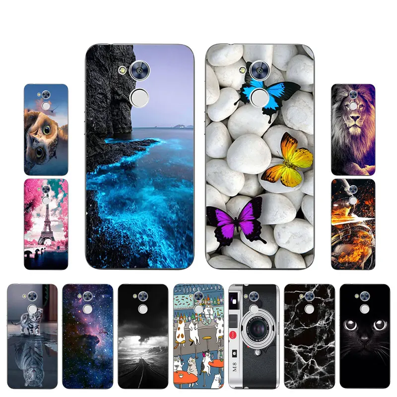 

For Huawei Honor 8X 7C 7A Pro 6A 7X 6X 5C 9 Soft Silicone Cases on For Huawei Y6 4C Pro JSN-AL00 Fashion Printed Full Protective