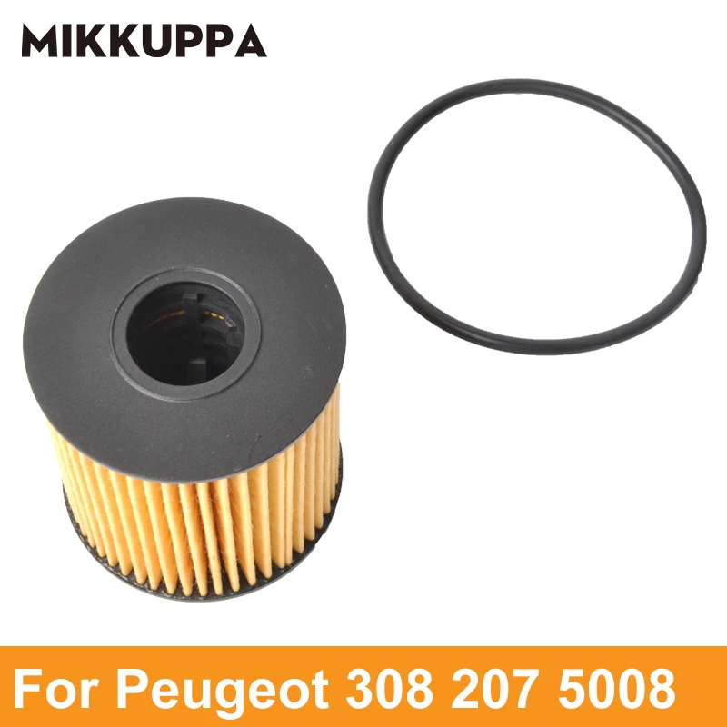 Mikkuppa автомобиля Запчасти Масляный фильтр для peugeot 5008 308 207 3008 208 408 авто аксессуары