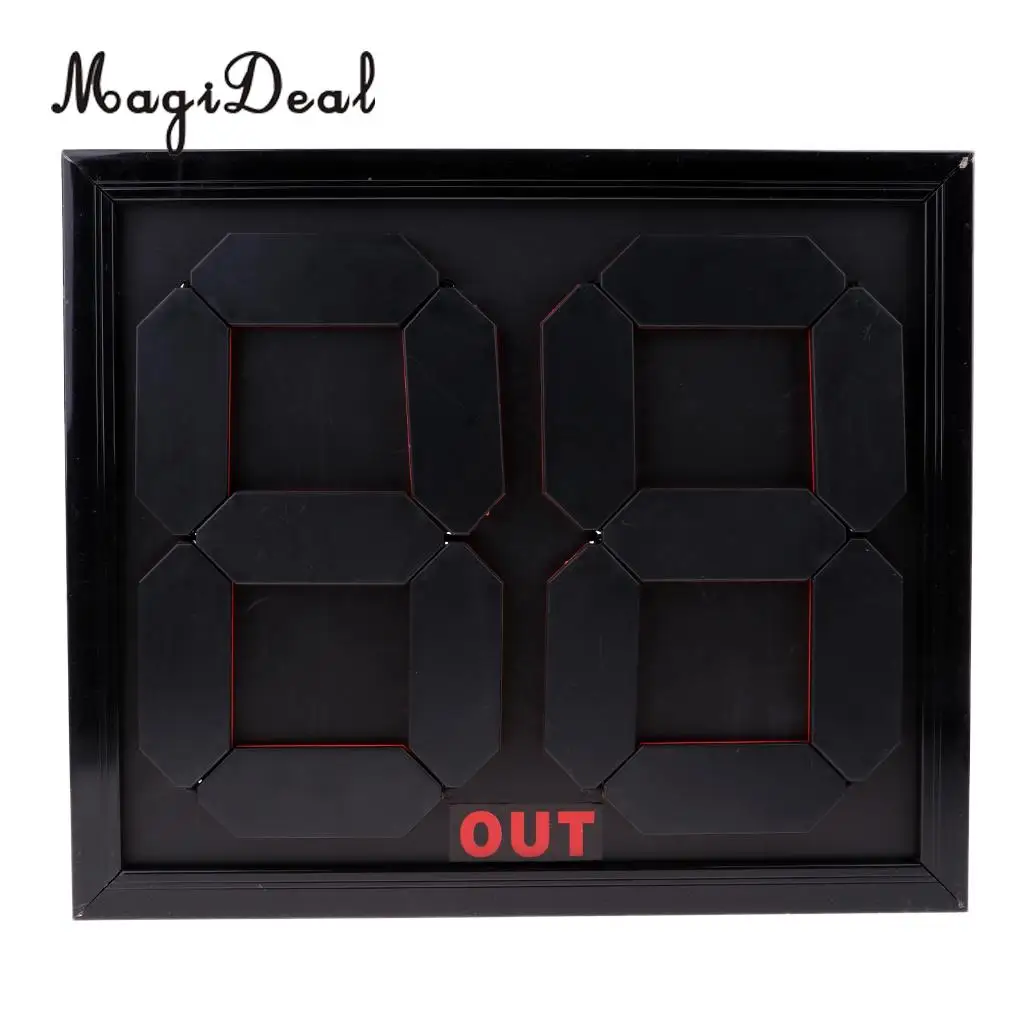 MagiDeal Football Substitution Card Soccer Substitution Board Fluorescent Display - Anti-aging, Beautiful and Practical