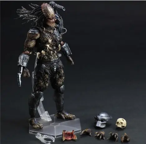 

Play Arts Kai Action Figure Predator Master Wolf PVC Figure Alien Hunter Primevil Playarts Kai 260mm Anime Predator Model PA11