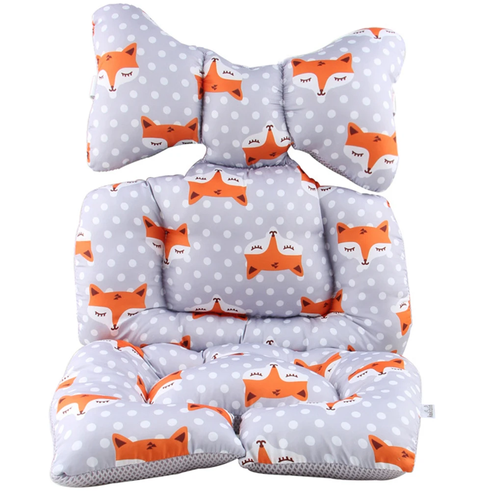 

Thick Warm Baby Pillow Case Stroller Cotton Car Mattress Seat Cushion Chair Pad Cartoon Animal