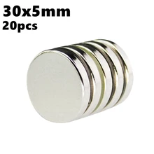 Neodimyum Magnet Powerful Magnetic Sheets Disc 30mm x 5mm NdFeB 20pcs 30x5 N35 Rare Earth Round Neodymium Magnets Sheet Neodimyum Magnet Powerful Magnetic Sheets Disc 30mm x 5mm NdFeB 20pcs 30x5 N35 Rare Earth Round Neodymium Magnets Sheet