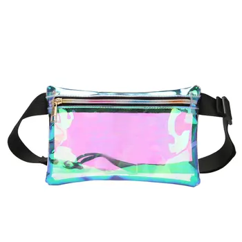 

1pc Pocket Transparent Beach Bag City Jogging Bags Crossbody Bag TPU Lucency Fashion Waist Bag