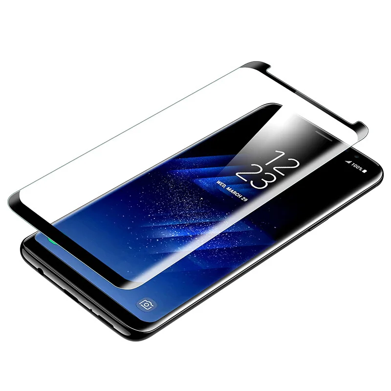 

3D Curved Screen Protector Film for Samsung Galaxy S8 S9 Plus 9H Tempered Glass Film for Samsung S8 Plus S9 Anti-Scratch Glass