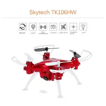 Mini FPV Wifi Headless Drone w/ 2.0MP Camera Live Video Skytech TK106HW 4CH 6-Axis Gyro 3D Flips &Led Lights RC Quadcopter