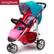 Брендовая детская коляска для кукол, многофункциональная трехколесная коляска с высоким пейзажем