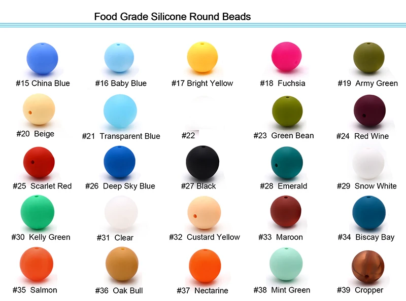 silicone round beads-2
