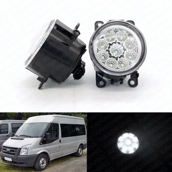 

2pcs Car Styling Round Front Bumper LED Fog Lights DRL Daytime Running Driving fog lamps for Ford C-Max / Fusion 2013-2014