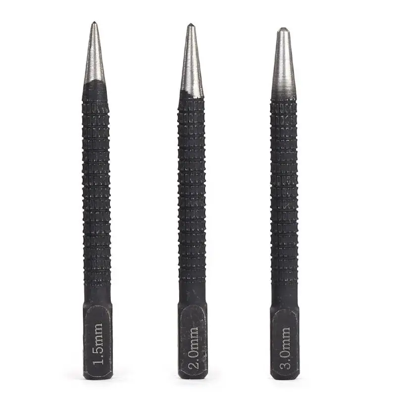 

Center Pin Punch Wood Press Dent Marker Woodwork Holes Drilling Tool Drill Bit