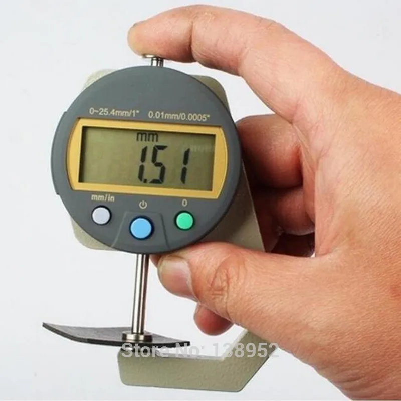 wooden panel Digital Thickness Gauge,steel board thickness /leather