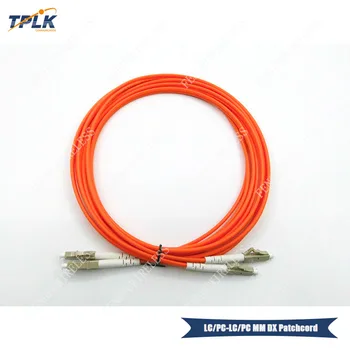 

Hot selling 100pcs/lot LC-PC DX MM 2M Optical Fiber patch cord LSZH best price