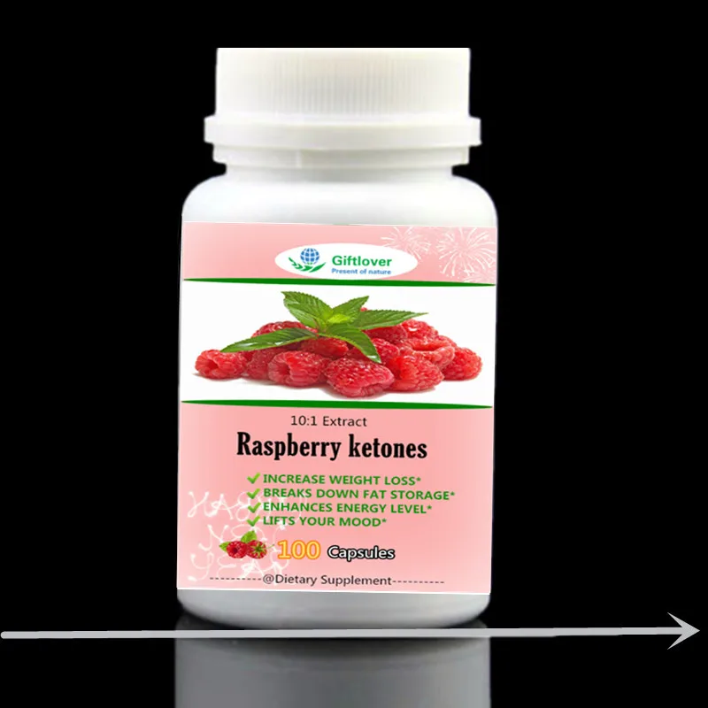 Raspberry ketones Fructus Rubi Extract Fast slimming diet ENHANCES ENERGY LEVEL  LIFTS YOUR MOOD  100pieces bottle