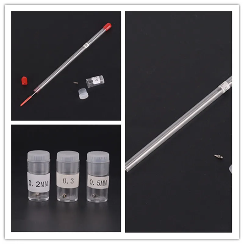 

Airbrush Nozzle And Needle Replacement for Airbrushes Spray Gun Model Spraying Paint Maintenance Tool Accessories 0.2/0.3/0.5mm
