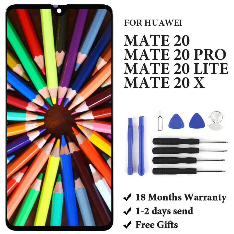 

For Huawei Mate 20/ Mate 20 Lite LCD Touch Screen Assembly Replacement Spare Parts For Huawei Mate 20 Pro/ Mate 20 X LCD Display