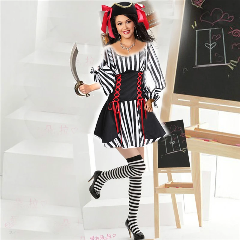 halloween costume for women sexy striped pirate set japanese uniform temptation anime cosplay costumeschina - Pirate Halloween Costume For Women halloween costume for women sexy striped pirate set japanese uniform temptation anime cosplay costumeschina - Pirate Halloween Costume For Women
