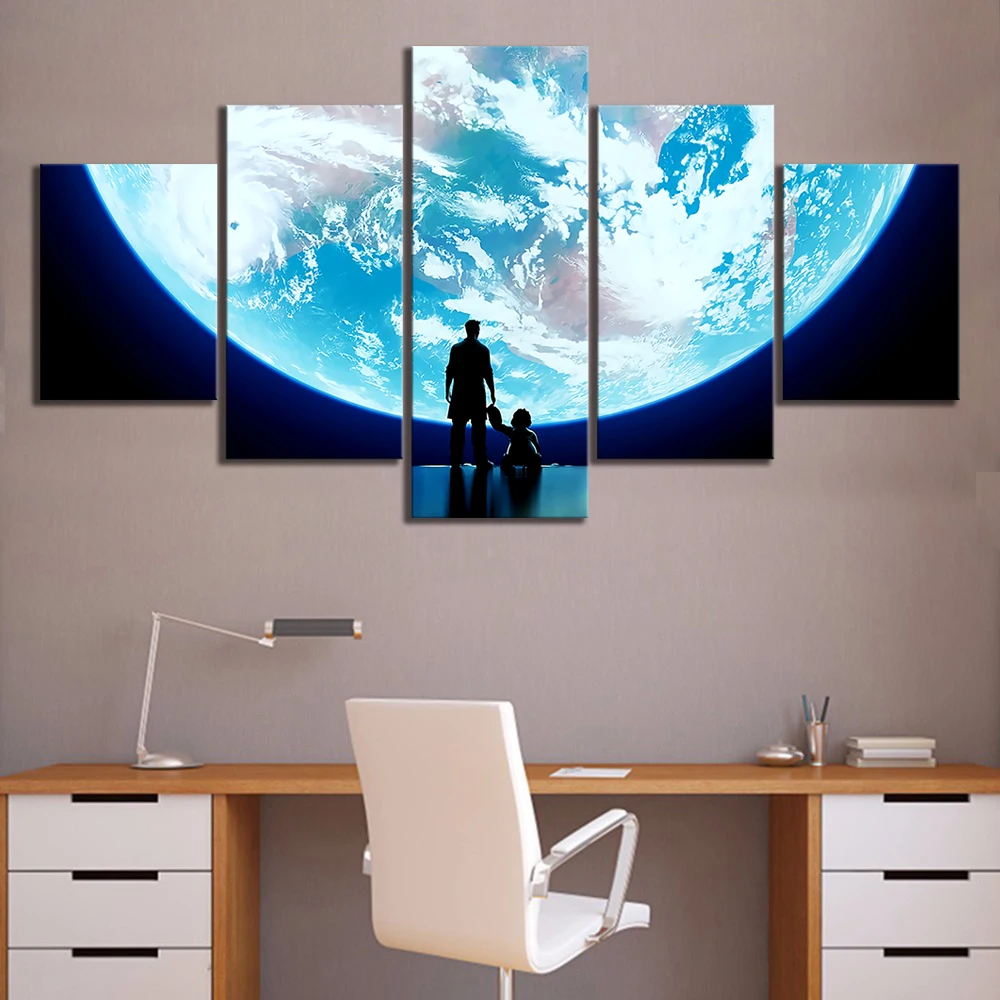 5 шт. Супер Луна картины Overwatch видео игры плакат настенная живопись для гостиной настенный Декор