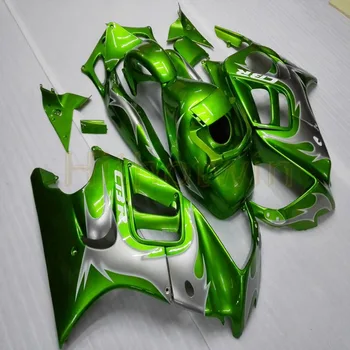 

Custom motorcycle Fairing for CBR600F3 1997-1998 F3 97 98 body kit ABS Plastic motor panels+Screws+green