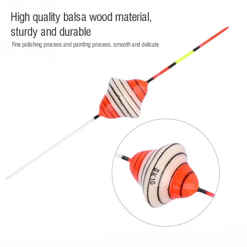 2-10 г хорошая чувствительность для зимней подледной рыбалки поплавок из пробкового дерева, буй для ловли на мелководье, снасти для ловли карпа - Цвет: 5